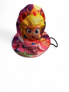 Princess Peach Pink Kids Sun Hat
